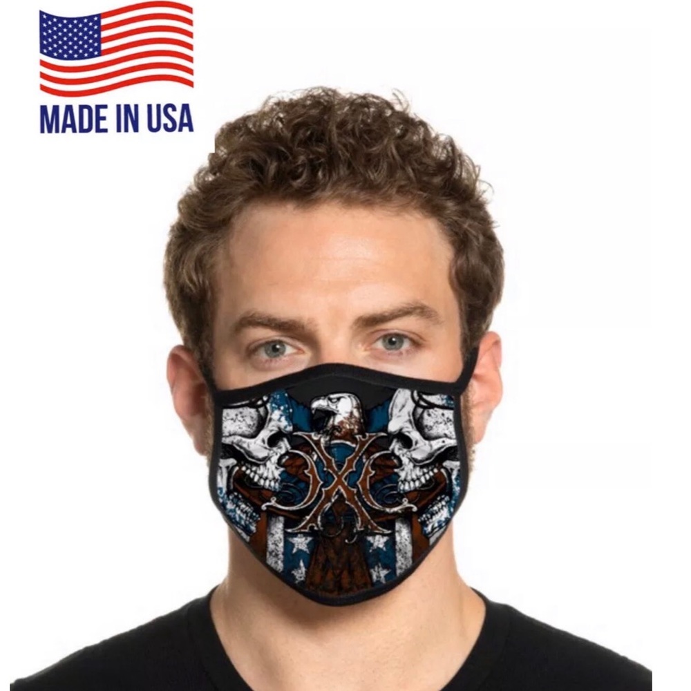 Xtreme Couture Affliction Mask Skeleton Biker Face